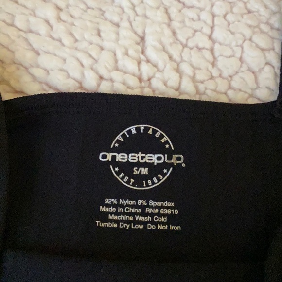 Black Ribbed Tank Top - Picture 3 of 3